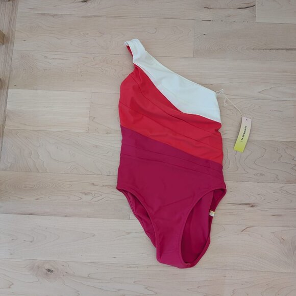 Swimsuit - The Sidestroke - Spritz & Summer Berry & White Sand - Picture 3 of 5